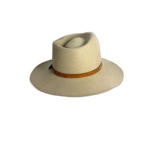 Outback Trading Co. Broken Hill Ridge Runner Wool Hat Tan L 7 Concho Western USA